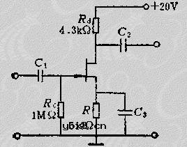 N沟道结型场效应管自偏电路