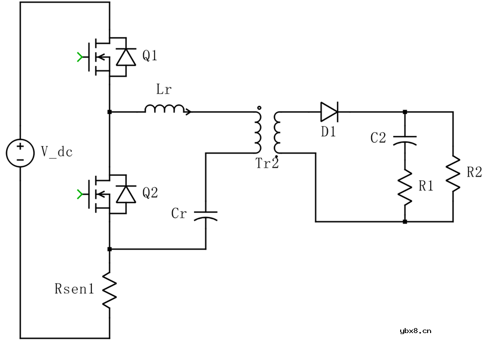 一种宽输出范围的混合谐振半桥正反激变换器控制方法
