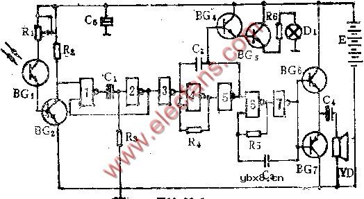 打靶玩具电路图