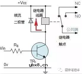 继电器为何要并联二极管