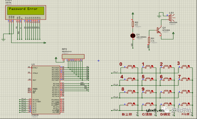 怎么设计一个能够实现上锁开锁功能的简易电子锁？