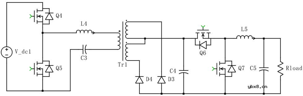 一种宽输出范围的混合谐振半桥正反激变换器控制方法
