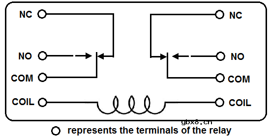如何在电路中连接dpdt继电器？