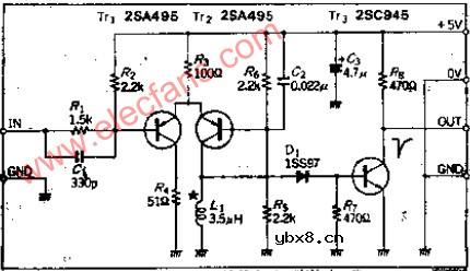 延迟时间在5NS以内的高速响应微分脉冲发生电路