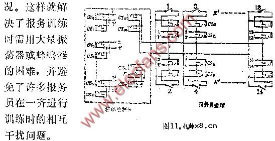 无线报务培训设备电路图