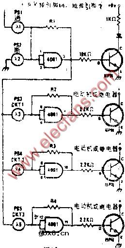 光控电动玩具电路图