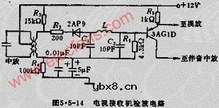 大信号检波器电路--串联型二极管峰值包络检波器