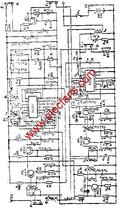 集成电路对讲机电路图