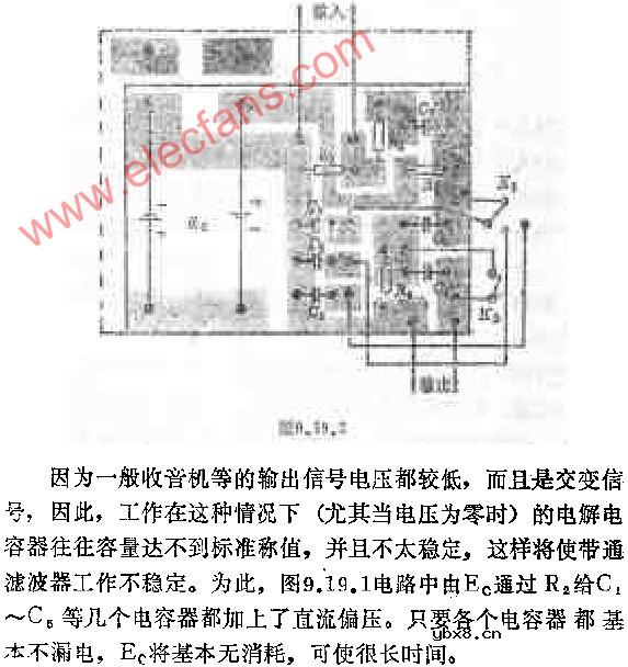 抗干扰接收用的附加装置电路图