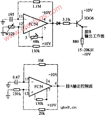 电子驱鼠器电路图