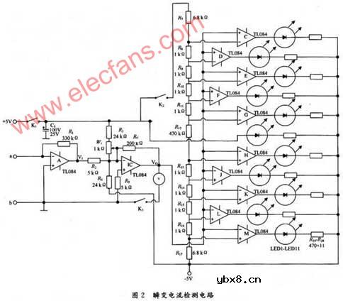 瞬变电流检测电路图