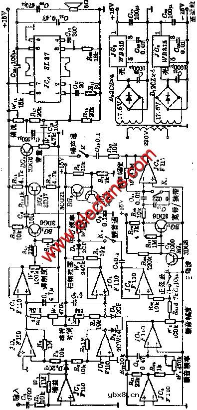 敲击音乐电子合成器电路图
