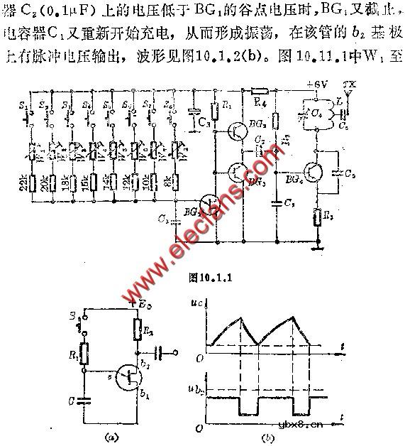 无线电子琴电路图