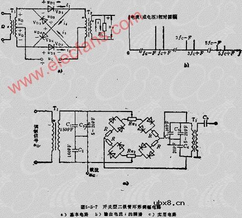 调幅电路工作原理--低电平调幅电路