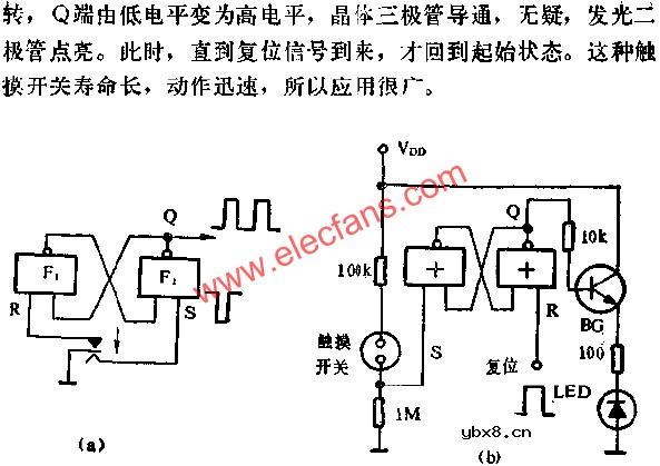 门电路组成触发电路图