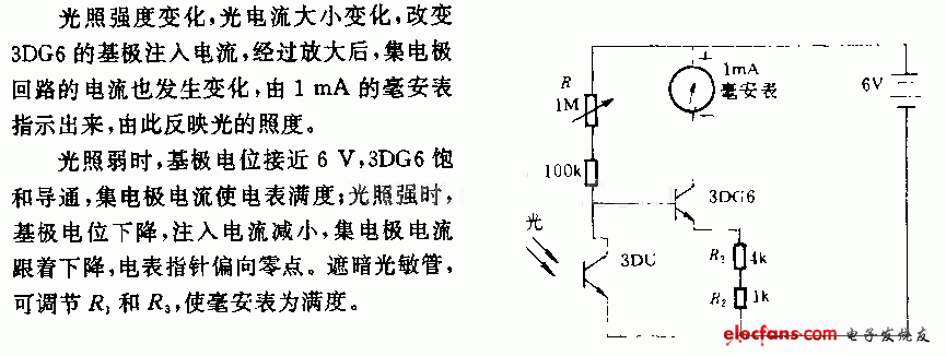 照相光度计电路