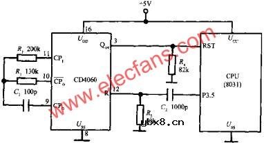 由计数器构成的看门狗电路