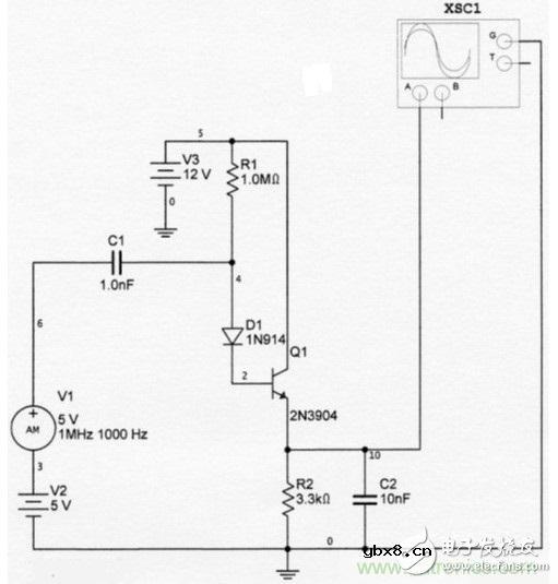 较简单二极管更灵敏的AM检波器设计
