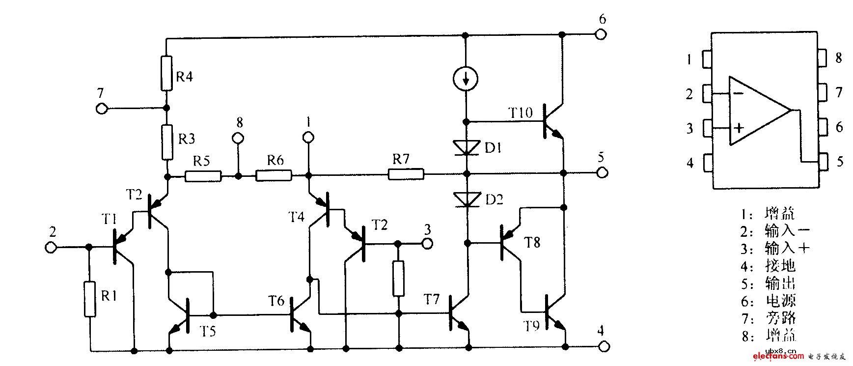 LM386等效电路
