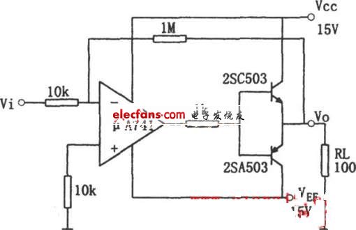 基于μA741的电流扩展实用电路图