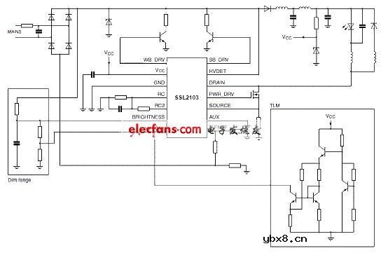 基于SSL2103的降压稳压器电路