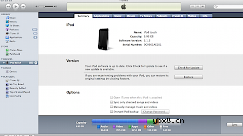iTouch2代2.2.1升级至3.1.2加完美越狱教程