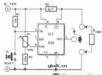 用555组成的高压发生器电路