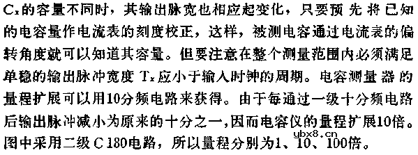 J210组成简单电容测量器电路图