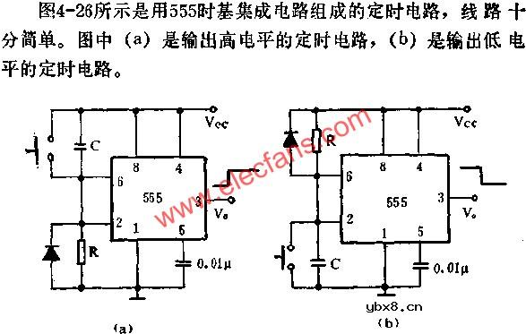 时基集成电路组成定时电路图