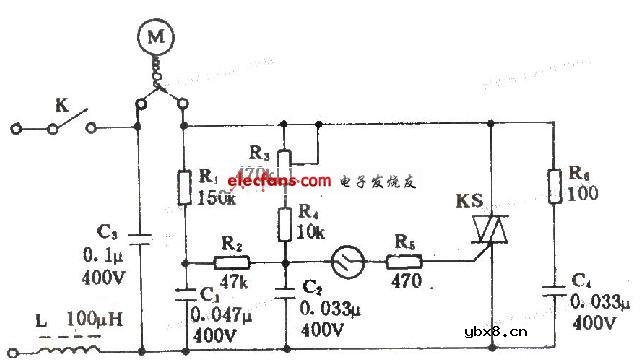 一种电风扇无级调速器电路