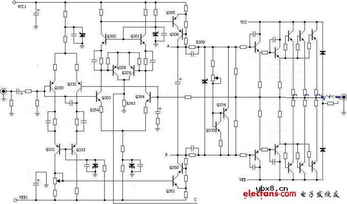功放电路保护部分电路图