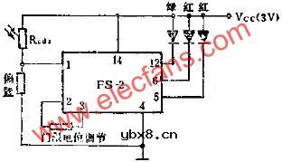 FS-2电测光集成电路的应用电路图