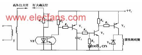 燃气热水器的高压打火确认电路图