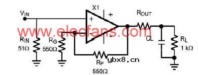 利用串联输出电阻隔离容性负载电路