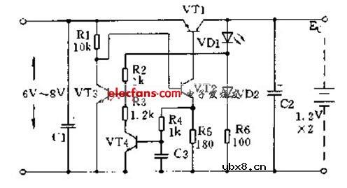 爱华J303g充电器故障排除电路