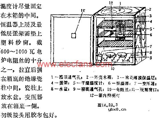 自制恒温电孵化器电路图