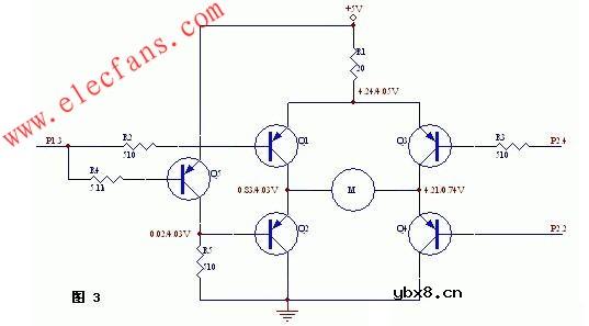 微型电机驱动电路实验分析