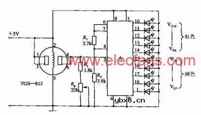 酒精测试仪电路