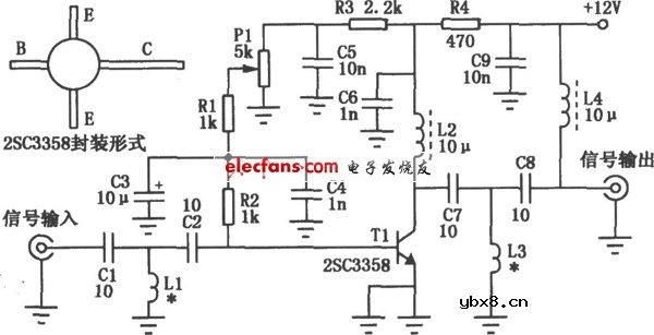 UHF放大原理电路图