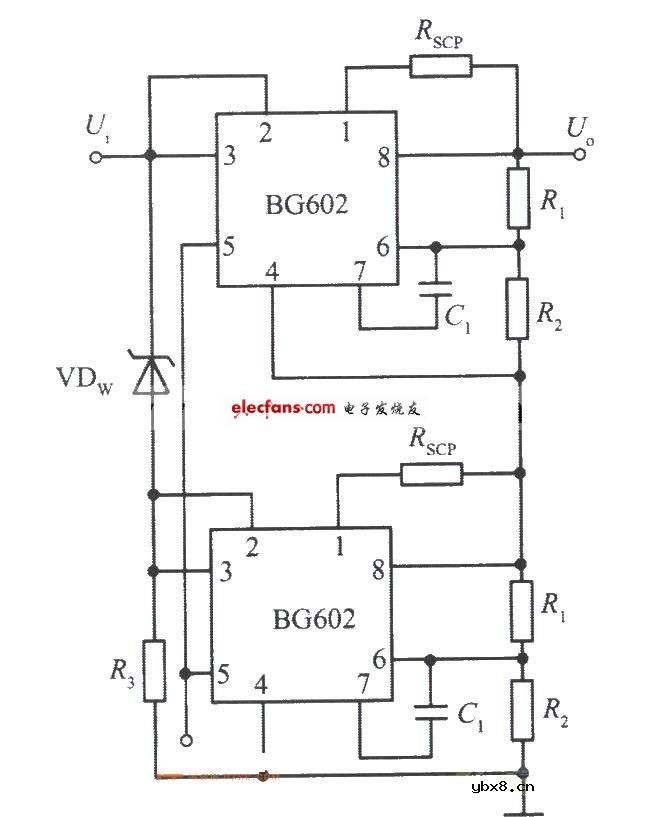 BG602集成稳压电源电路