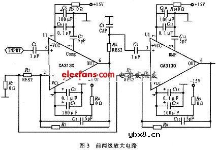红外光幕靶调理与数据采集电路