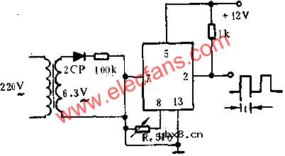 JEC-2产生矩形波脉冲电路图
