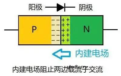 二极管为什么单向导电，反向截止的特性