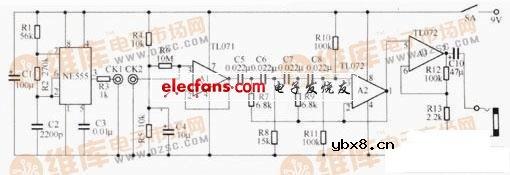 电缆断点寻迹电路图