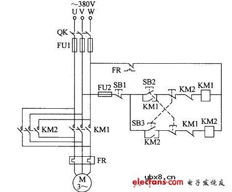 三相异步电动机的双重互锁控制电路