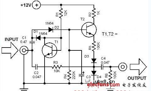 音频自动压缩电路图