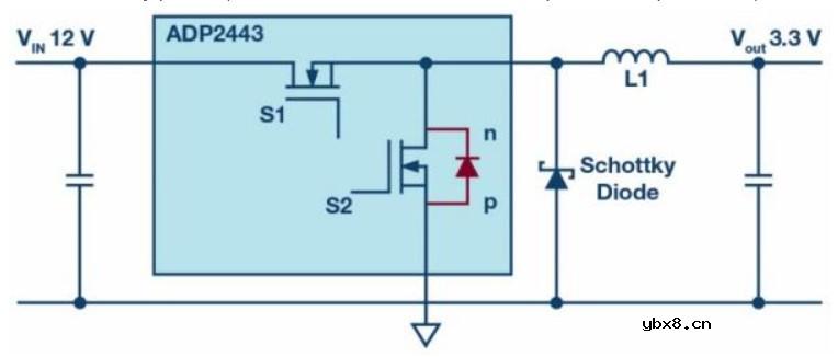 如何采用额外的肖特基二极管减少干扰