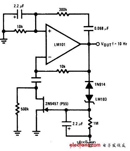 文氏电桥正弦振荡器电路