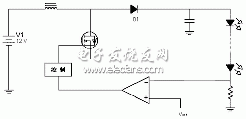 基于EL7516的高电流白光LED驱动器设计