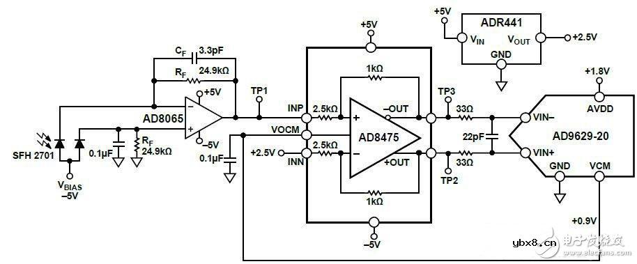 前置放大器的电路设计图